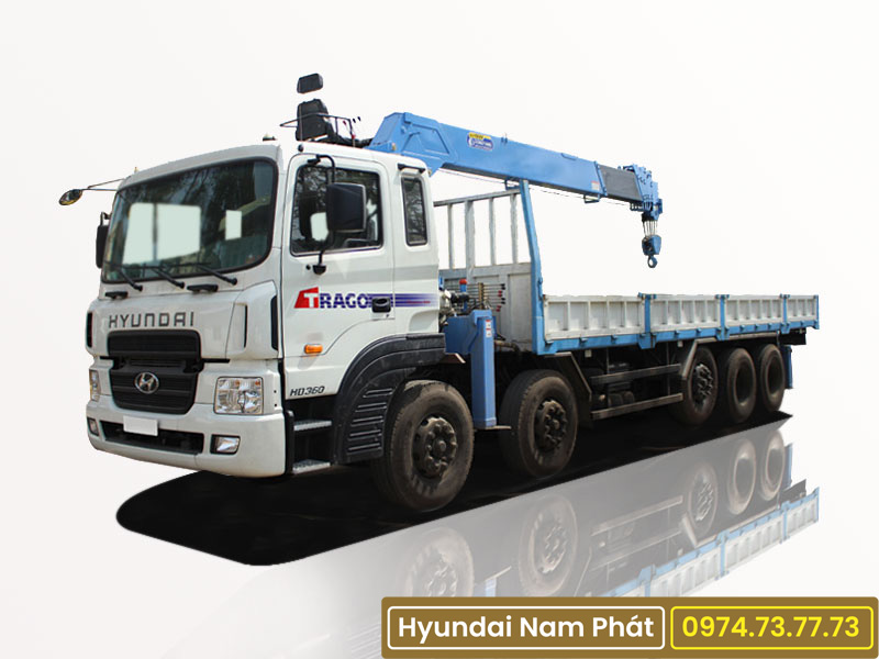 Xe Tải Hyundai HD360 Gắn Cẩu DongYang 7 Tấn SS1926 